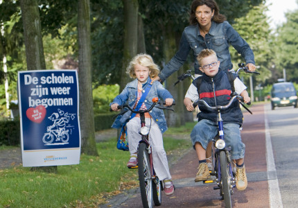 ‘Oefenfietsen’ met schoolgaand kind