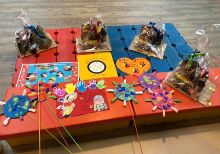 Hartverwarmende cadeau-uitreiking bij de Doggersbank