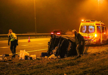 Persoon gewond na aanrijding ter hoogte van afrit Vaassen