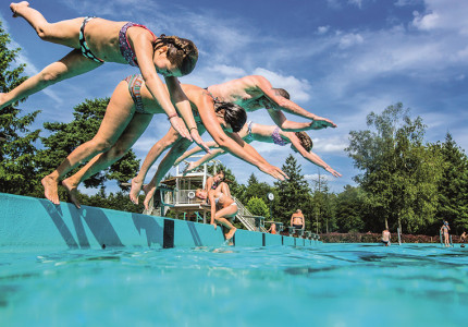 Zomerspelen bij het Boschbad