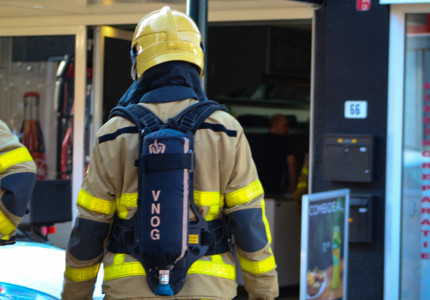 Cafetaria tijdelijk dicht door brand