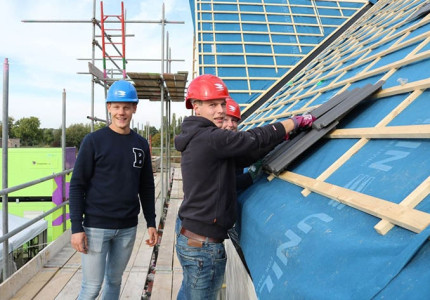 Kopers leggeneerste dakpan