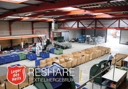 Leger des Heils bouwt landelijk textielsorteercentrum op A1 Bedrijvenpark Deventer