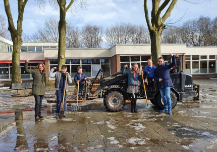 Startschot voor natuurlijk, duurzaam en uitdagend schoolplein