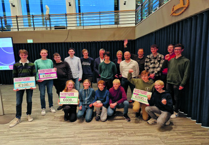 Leerlingen Etty Hillesum Lyceum winnen Talent Award met stikstof opnemende platen