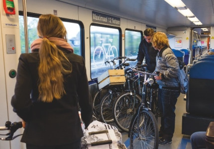 Fiets mag gratis trein in
