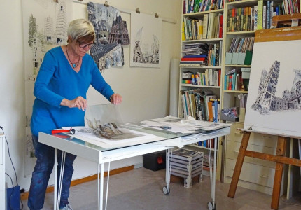 Pentekeningen en  bronzen beelden