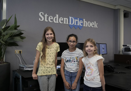 Even roefelen bij de krant