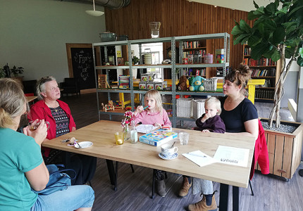Ontmoetingsplek op nieuwe locatie