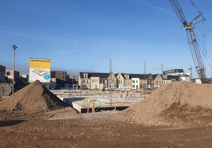 Contouren nieuwbouw Ubuntuplein Noorderhaven zichtbaar