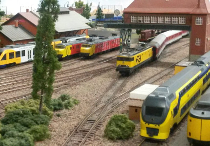 Modelspoorevenement in Hanzehal